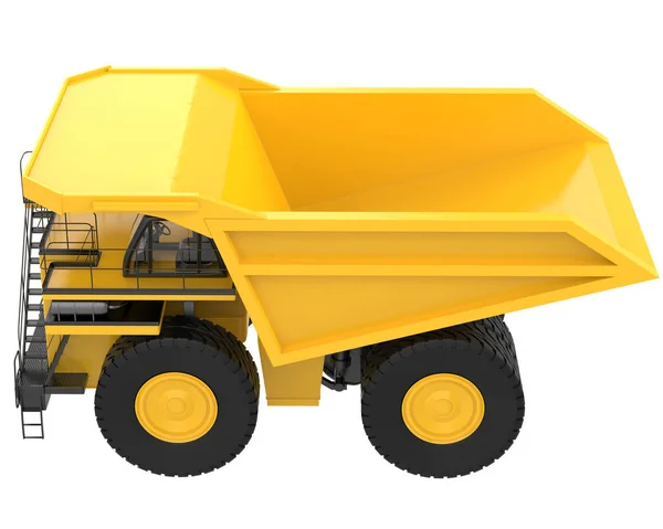 Mining Truck Isolated Background Rendering Illustration — Photo