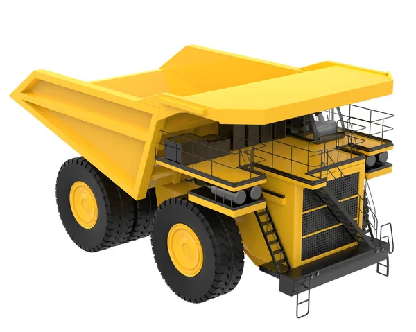 Mining Truck Isolated Background Rendering Illustration — Stockfoto