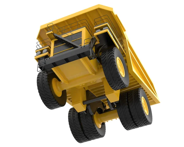 Mining Truck Isolated Background Rendering Illustration — Stockfoto