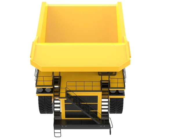 Mining Truck Isolated Background Rendering Illustration — 图库照片