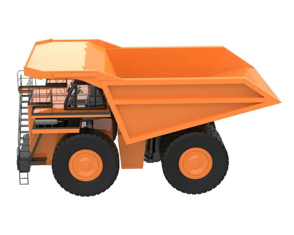 Mining Truck Isolated Background Rendering Illustration — 스톡 사진