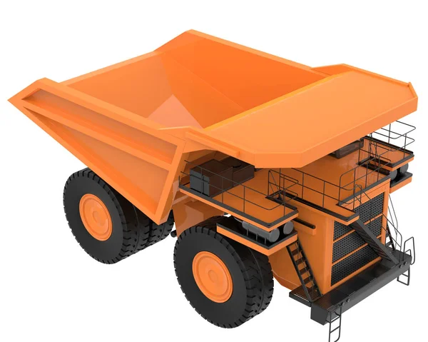 Mining Truck Isolated Background Rendering Illustration — Photo