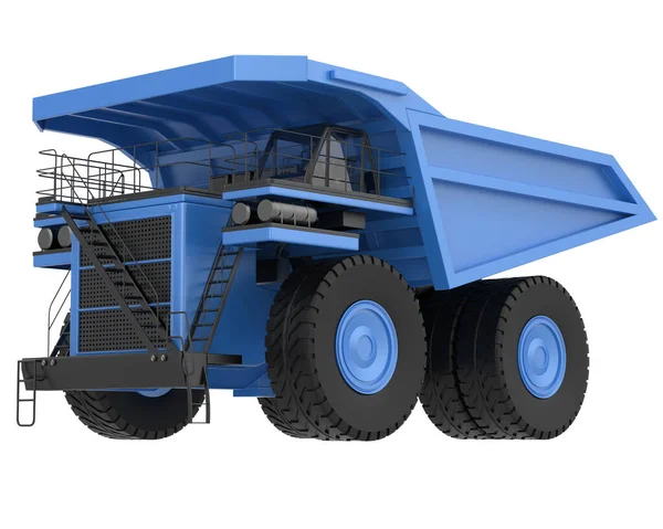 Mining Truck Isolated Background Rendering Illustration — Photo