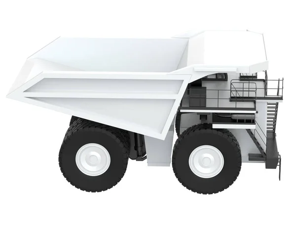 Mining Truck Isolated Background Rendering Illustration — Foto Stock