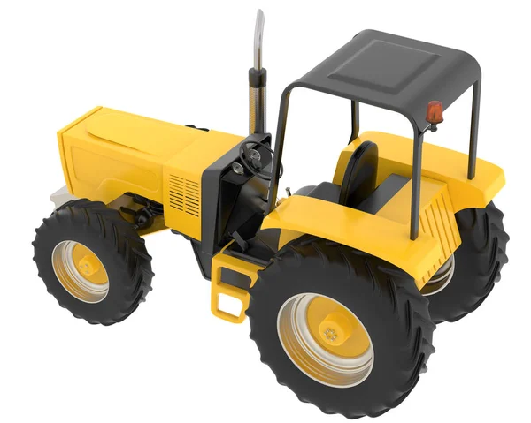 Tractor Isolated Background Rendering Illustration — 图库照片