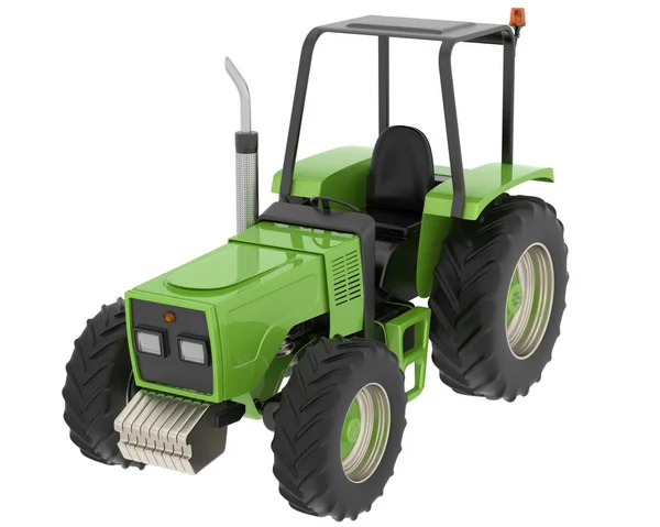 Tractor Isolated Background Rendering Illustration — 图库照片