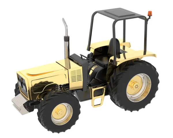 Tractor Isolated Background Rendering Illustration — Zdjęcie stockowe