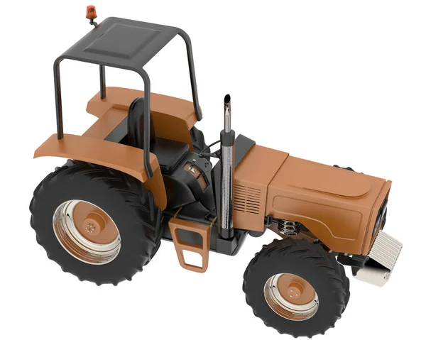 Tractor Isolated Background Rendering Illustration — Photo