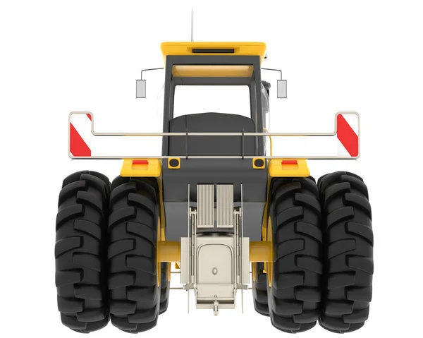 Gran Tractor Aislado Fondo Representación Ilustración — Foto de Stock