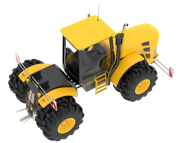 Large Tractor Isolated Background Rendering Illustration — Stock Photo, Image