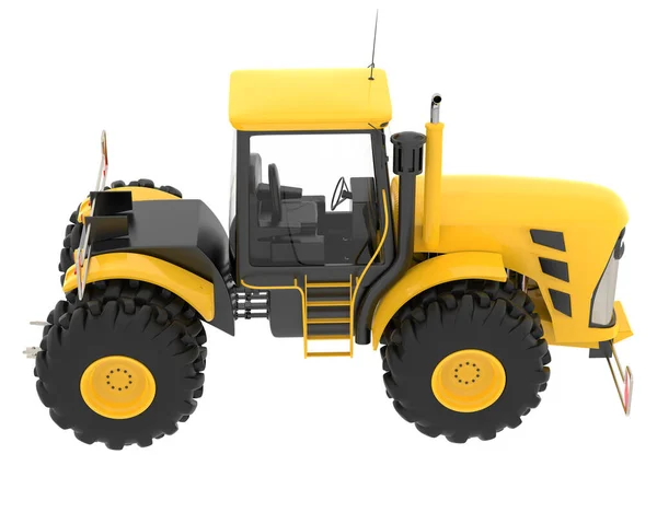 Large Tractor Isolated Background Rendering Illustration — Stock Photo, Image