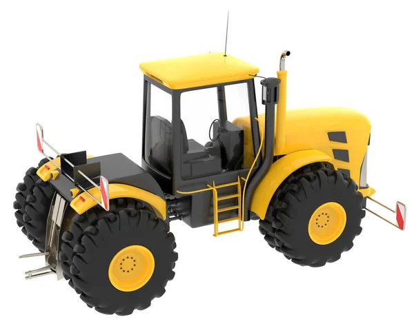 Large Tractor Isolated Background Rendering Illustration — Stock Photo, Image