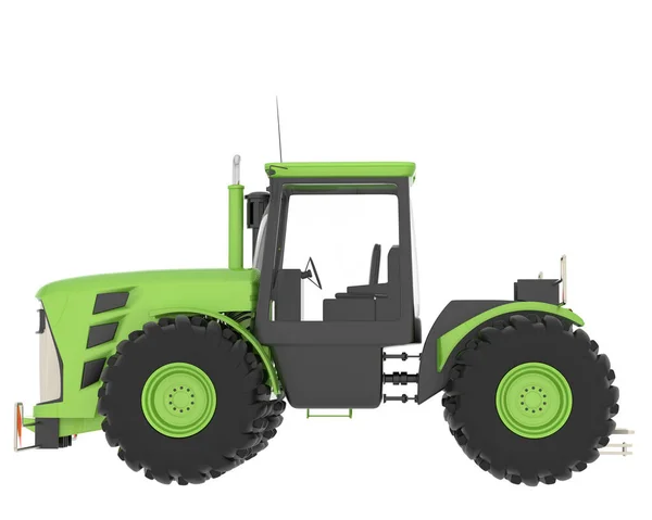 Stor Traktor Isolerad Bakgrunden Återgivning Illustration — Stockfoto