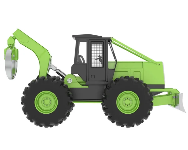 Skidder Isolated Background Rendering Illustration — Stock Photo, Image