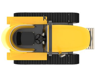 Mini sürüngen arka planda izole edildi. 3d görüntüleme - illüstrasyon