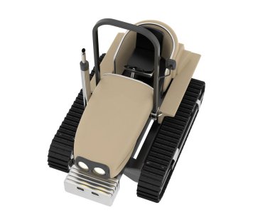 Mini sürüngen arka planda izole edildi. 3d görüntüleme - illüstrasyon