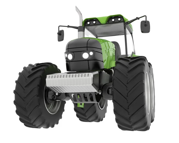 Stor Traktor Isolerad Bakgrunden Återgivning Illustration — Stockfoto