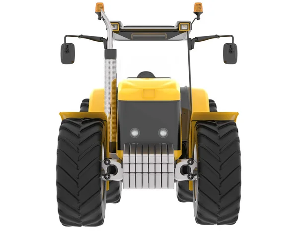 Nagy Traktor Elszigetelve Háttérben Renderelés Illusztráció — Stock Fotó