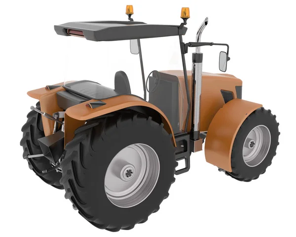 Grote Tractor Geïsoleerd Achtergrond Weergave Illustratie — Stockfoto