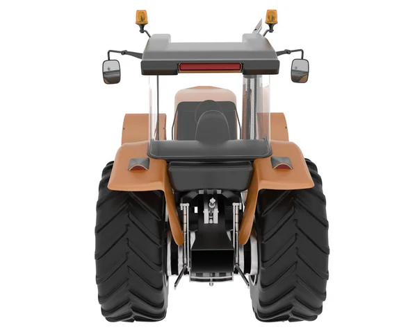 Grote Tractor Geïsoleerd Achtergrond Weergave Illustratie — Stockfoto