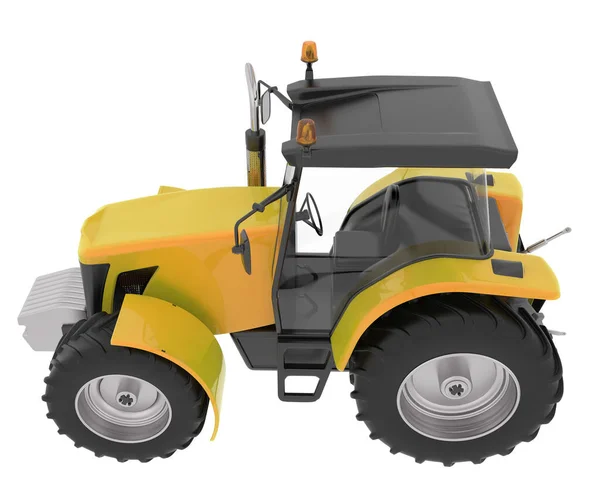 Grote Tractor Geïsoleerd Achtergrond Weergave Illustratie — Stockfoto