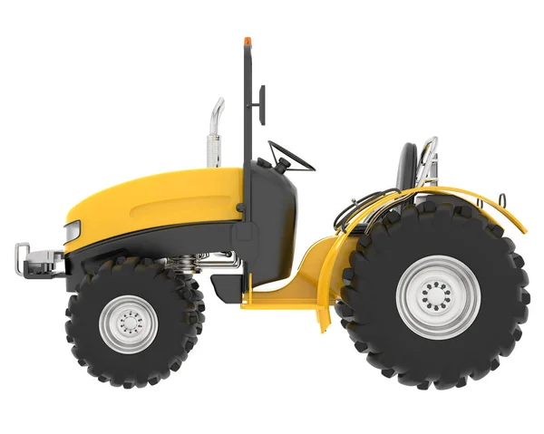 Small Tractor Isolated Background Rendering Illustration — Stock Photo, Image