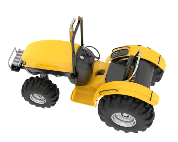 Kleiner Traktor Isoliert Hintergrund Darstellung Illustration — Stockfoto