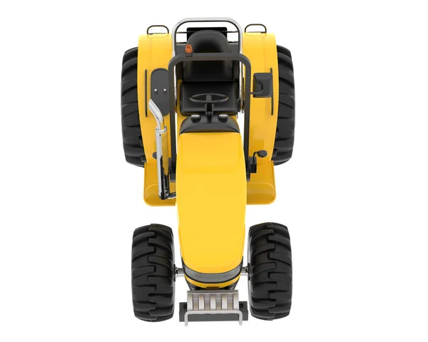 Kis Traktor Elkülönítve Háttérben Renderelés Illusztráció — Stock Fotó