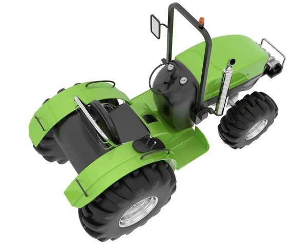 Liten Traktor Isolerad Bakgrunden Återgivning Illustration — Stockfoto