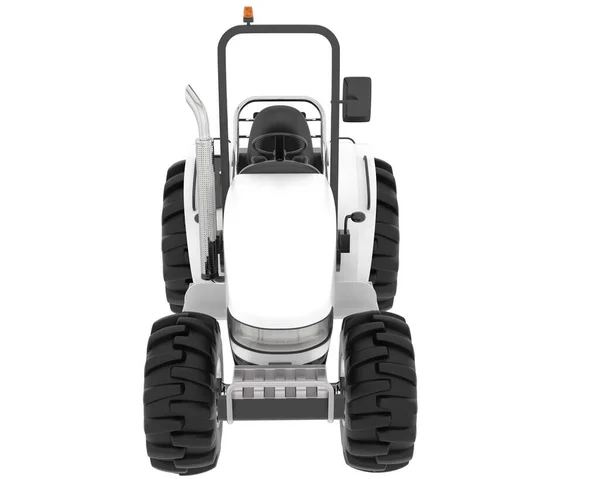 Traktor Kecil Terisolasi Latar Belakang Ringkasan Ilustrasi — Stok Foto