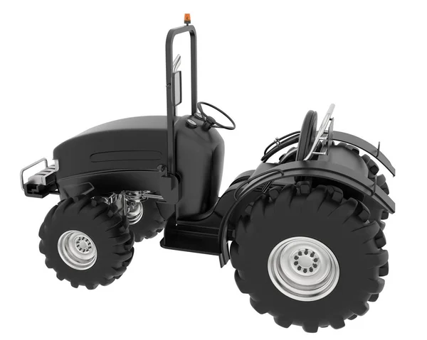 Liten Traktor Isolerad Bakgrunden Återgivning Illustration — Stockfoto