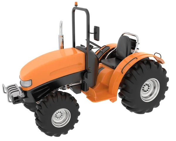 Kleiner Traktor Isoliert Hintergrund Darstellung Illustration — Stockfoto