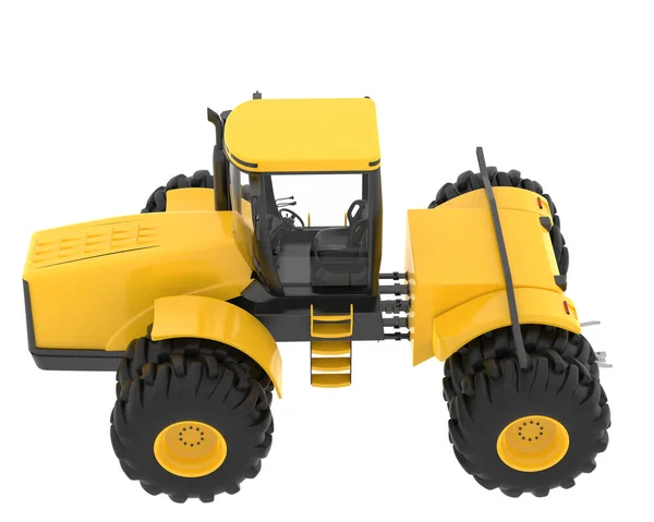 Large Tractor Isolated Background Rendering Illustration — Stock Photo, Image