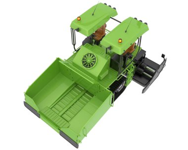 Asfalt geçit arka planda izole edildi. 3d görüntüleme - illüstrasyon