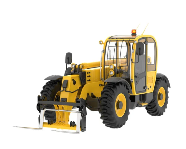 Telehandler Geïsoleerd Achtergrond Weergave Illustratie — Stockfoto