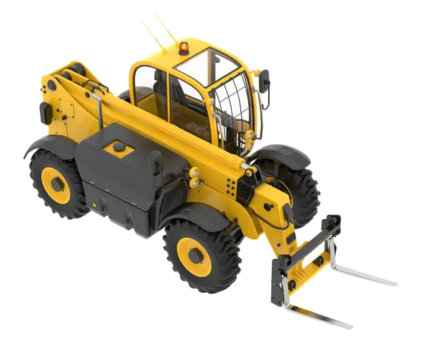 Telehandler Geïsoleerd Achtergrond Weergave Illustratie — Stockfoto