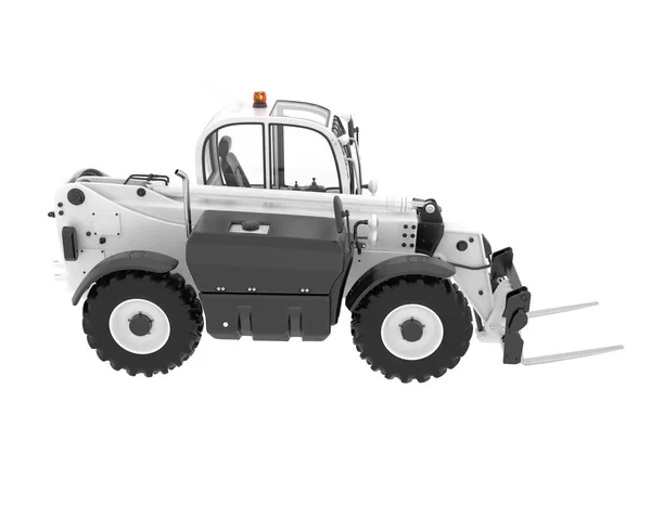 Telehandler Isolated Background Rendering Illustration — Stock Photo, Image