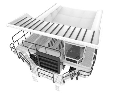 Benimki arka planda izole edilmiş. 3d görüntüleme - illüstrasyon