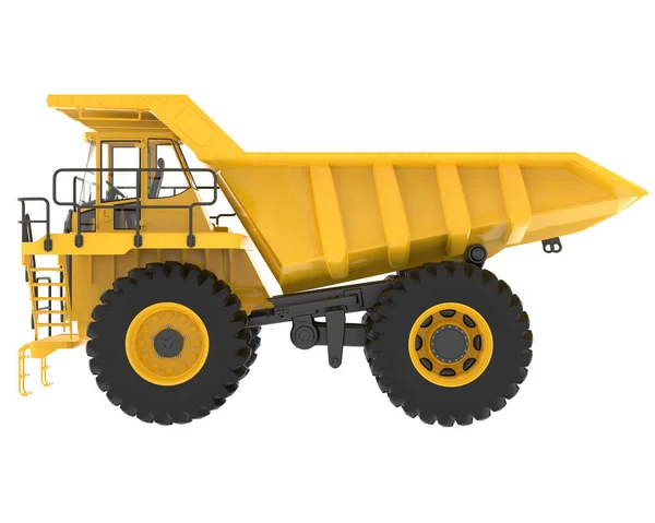 Mine Truck Isolated Background Rendering Illustration — Stock Photo, Image