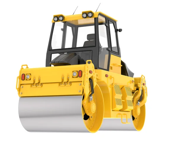 Road Roller Isolated Background Rendering Illustration — Stock Photo, Image