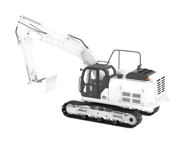 Track Excavator Isolated Background Rendering Illustration — Stock Photo, Image