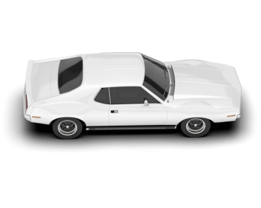 Şeffaf arka planda izole edilmiş klasik spor araba. 3 Boyutlu resimleme