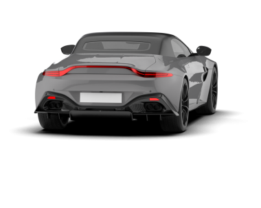 Şeffaf arka planda izole edilmiş gerçekçi spor araba.         