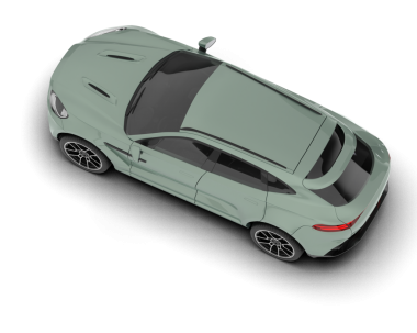 Saydam arkaplanda izole edilmiş gerçekçi SUV - 3 boyutlu resimleme