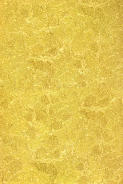 Textura em relevo limão ouro modelado flores abstratas — Fotografia de Stock