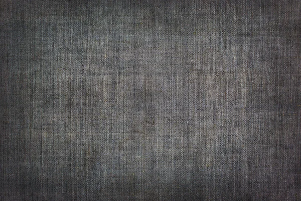 Tekstura ciemne tkaniny lniane. juta — Zdjęcie stockowe