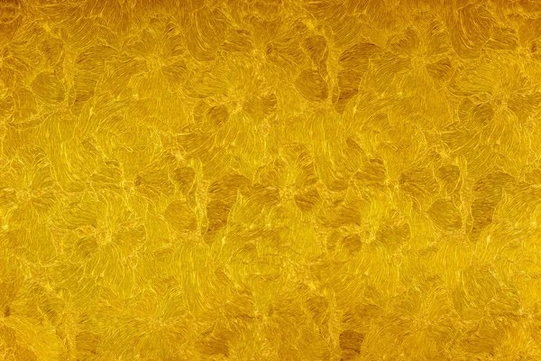 Abstraktes Muster goldene Farbe Blumen. — Stockfoto
