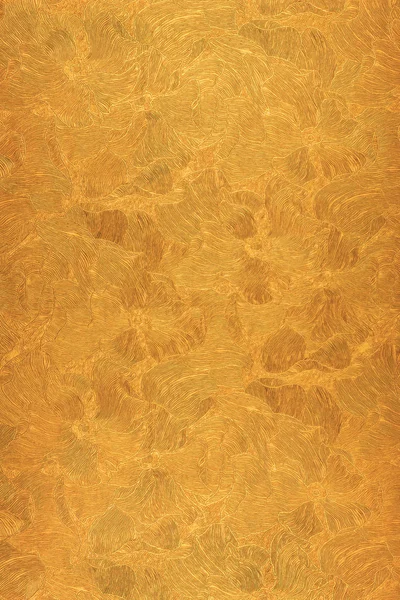 Abstract pattern  gold, copper color flowers. bronze background — Stock Photo, Image