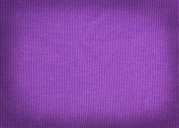 Knitted woolen fabric purple. wool texture. — Stock Photo, Image