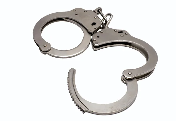 Steel handcuffs — Stock Photo, Image